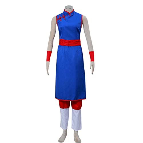 Generisch Anime Erwachsener Chichi Cosplay Kostüm Blue Cheongsam Kleid Für Halloween Party,Men-XXL von Generisch