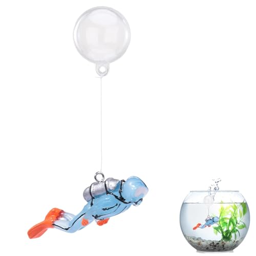 Generisch Aquarium Diver Dekorationen,Nachtleuchtender schwimmender Ball für Aquarien Attraktiv | Salzwasser-Aquarium-Zubehör, Fischspielzeug für Meeresszenen-Layout, Ornamente, Miniatur-Sandtisch Generisch Aquarium Diver Dekorationen,Nachtleuchtender schwimmender Ball für Aquarien Attraktiv | Salzwasser-Aquarium-Zubehör, Fischspielzeug für Meeresszenen-Layout, Ornamente, Miniatur-Sandtisch von Generisch