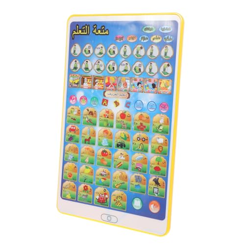 Generisch Arabisch-Lernmaschine lernspiel Tablet für Tablet kindertablet Tablets for lustiges Kinderspielzeug Lernspielzeug Kinderzubehör Lerntablett PVC Yellow von Generisch