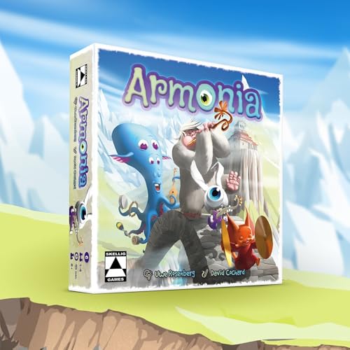 Generisch Armonia - Uwe Rosenberg Brettspiel - Familienspiel mit Monstern - Lustiges und Fantasievolles Würfelspiel - Für 1-4 Spieler ab 6 Jahren von Generisch