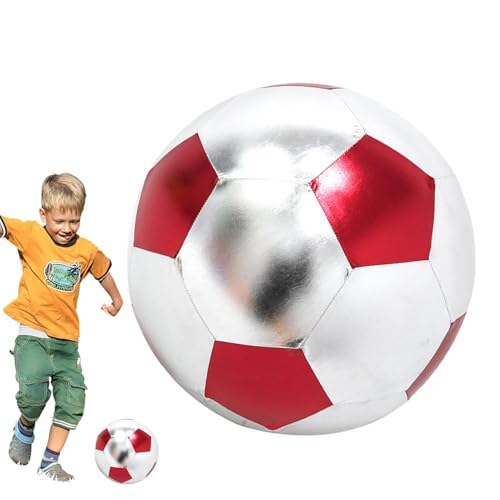 Generisch Aufblasbarer Fußball, Hallenfußball | Aufblasbare Wasserbälle Simulation Fußbälle | Auslaufsichere weiche Fußbälle, interaktiver aufblasbarer Strandball für Kinder und Jugendliche von Generisch