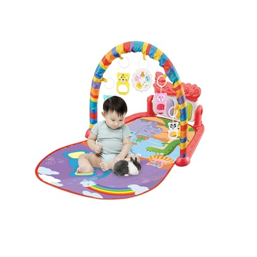 Generisch Baby Play Gym - ABS -Stoffaktivität Spiele mit süßem Kick - 76 cm Faltbare Babymatten | Klavier im Fitnessstudio dickere Nichtschlupf für Bauchzeit, Kinderbebauung, visuell, Hör, Berührung Generisch Baby Play Gym - ABS -Stoffaktivität Spiele mit süßem Kick - 76 cm Faltbare Babymatten | Klavier im Fitnessstudio dickere Nichtschlupf für Bauchzeit, Kinderbebauung, visuell, Hör, Berührung von Generisch