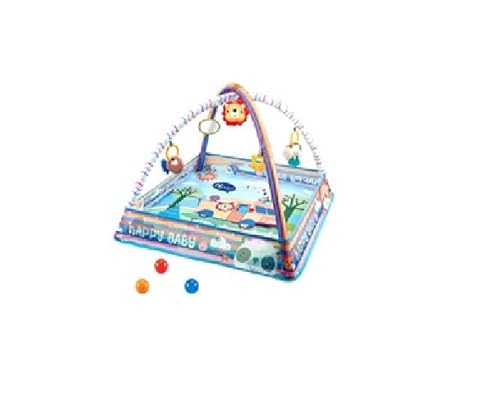 Generisch Baby Spieldecke mit Spielbogen, Activity-Gym mit Bällen, 3-in-1 Krabbeldecke von Generisch