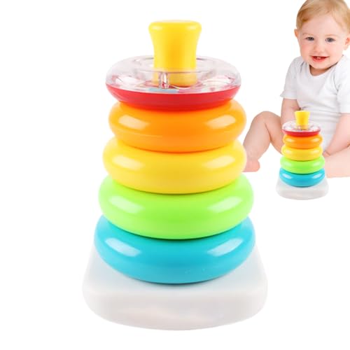 Generisch Baby Stapelspielzeug,Bunte Stapelblöcke Für Babys | Pädagogisches Lernspiel Ab 6 Monaten Für Mädchen Outdoor Krippe Kindergarten Familienreisen Hochstuhl Zuhause Unterwegs Generisch Baby Stapelspielzeug,Bunte Stapelblöcke Für Babys | Pädagogisches Lernspiel Ab 6 Monaten Für Mädchen Outdoor Krippe Kindergarten Familienreisen Hochstuhl Zuhause Unterwegs von Generisch