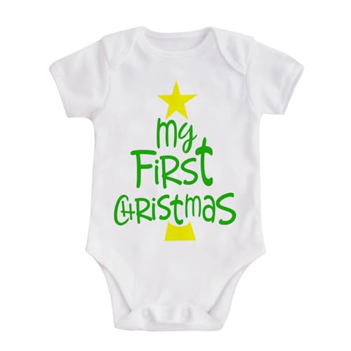 Generisch Baby Weihnachtskleidung Strampler Junge Mädchen Overall Weihnachten Babykleidung Kinder Weihnachtsmann Kostüm Weihnachten Outfit Baby Nikolaus Kostüm Baby Erstausstattung Neugebore von Generisch