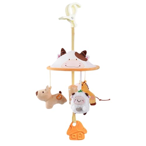 Generisch Babywagen Aktivitätsspielzeug - Hängende Kleinkind-Autositz Spielzeuge Mit Musik | Bauernhof-Design Schirmförmige Kinderwagen Befestigung Für Unterwegs Einkaufen Picknick Generisch Babywagen Aktivitätsspielzeug - Hängende Kleinkind-Autositz Spielzeuge Mit Musik | Bauernhof-Design Schirmförmige Kinderwagen Befestigung Für Unterwegs Einkaufen Picknick von Generisch