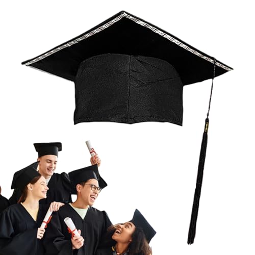 Generisch Bachelor Abschlusshut - LED-Hut Für Erwachsene Mit Thermotransfer-Design | Kopfbedeckung Mit Quaste, Universitäts-Kostümzubehör & Partydeko Für Mottopartys Zum Schulabschluss Generisch Bachelor Abschlusshut - LED-Hut Für Erwachsene Mit Thermotransfer-Design | Kopfbedeckung Mit Quaste, Universitäts-Kostümzubehör & Partydeko Für Mottopartys Zum Schulabschluss von Generisch