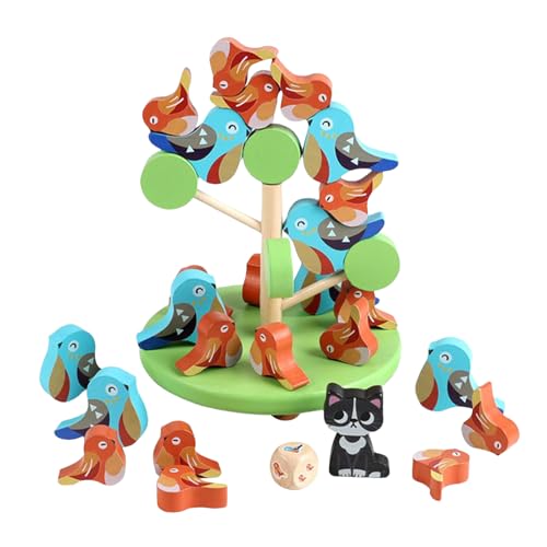 Generisch Balance Spiel - Balance Holz-Vogelklötze Spielzeug | Feinmotorik Aktivität, Interaktives Lernspielzeug für Klassenzimmer und Familientisch Generisch Balance Spiel - Balance Holz-Vogelklötze Spielzeug | Feinmotorik Aktivität, Interaktives Lernspielzeug für Klassenzimmer und Familientisch von Generisch