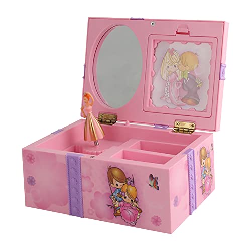 Generisch Becher Rotierende Tanz Spieluhr Prinzessin Mädchen Spielhaus Tablett (Purple, One Size) von Generisch