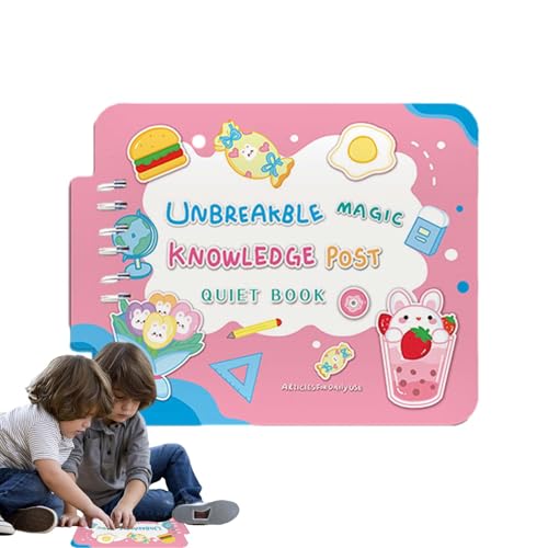 Generisch Beschäftigtes Buch für Kinder, Beschäftigtes Buch für Kleinkinder | 4 Hauptthemen Spielzeugbuch | Frühes Lernspielzeug, wasserfestes Beschäftigungsbuch für Kleinkinder für, Mädchen, Kinder von Generisch