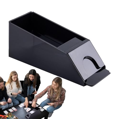 Generisch Blackjack-Schuh | 4/6-Deck-Spielkarten-Dealing-Schuh – wiederverwendbarer Kartenspender, vielseitige Kompatibilität, Spieltisch-Zubehör für Home-Club, Blackjack-Tisch-Poker von Generisch