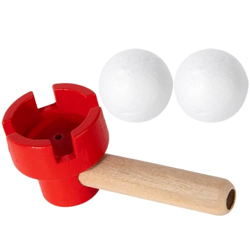 Generisch Blasball-Spielzeug, Röhrenball-Blasspielzeug, Ball-Balance-Blasspielzeug, Schwimmende Blasrohrbälle, Feinmotorik-Geschicklichkeitsspiel, Lernspielzeug für und Mädchen von Generisch