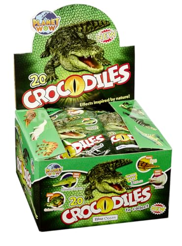 Generisch Blue Ocean Planet Wow/Crocodiles Krokodile / 1x Display je 20x Sammeltüten von Generisch