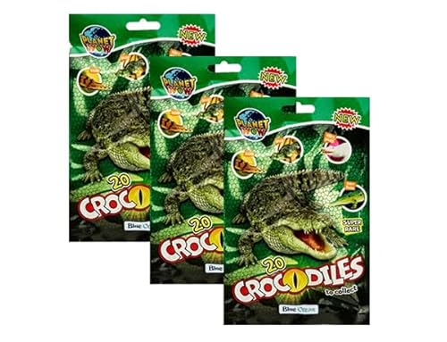 Generisch Blue Ocean Planet Wow/Crocodiles Krokodile / 3X Sammeltüten von Generisch