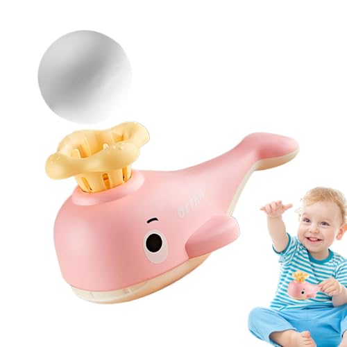 Generisch Breathing Exerciser Toys for Kids - Cute Whale Floating Ball Trumpet | Fine Motor Skills Toy Ball Blowing Toy for Kids Lung Capacity Breath Trainer Ball Blowing Game for Children von Generisch