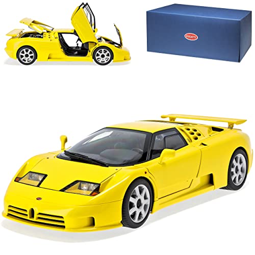 Generisch Bugatti EB110 SS Coupe Gelb 1991-1995 70918 1/18 AutoArt Modell Auto von Generisch