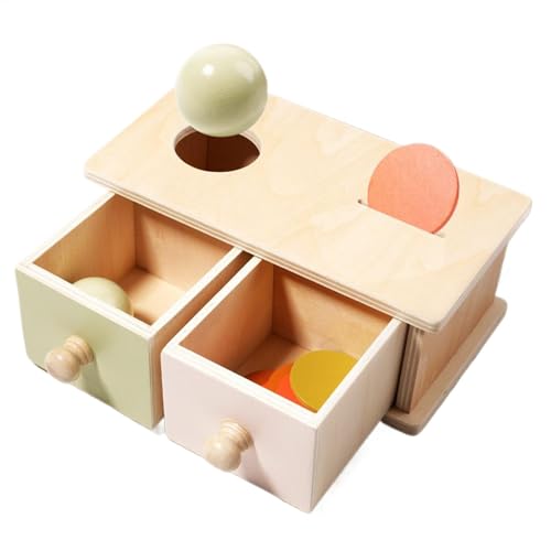 Generisch Bunte Multiple -Form -Rätsel Schubladenspielzeug | Objektdauerce Toys | Frühes Lernspiel | Baby Puzzlespiel | Multifunktional | Leichtgewicht | Für Kinder und Mädchen von Generisch