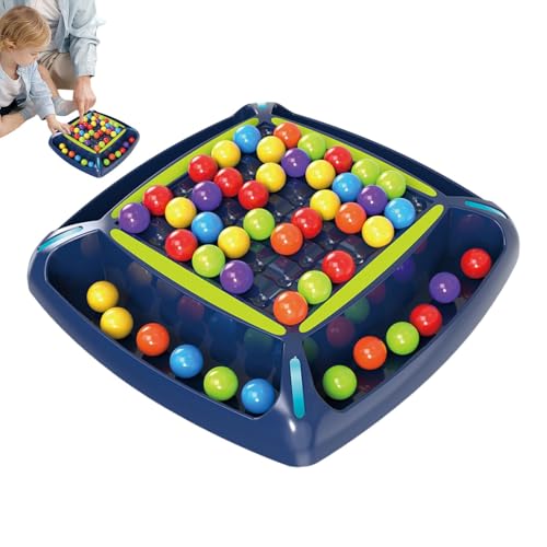 Generisch Buntes Ball-Matching-Spiel, Farbball-Brettspiel, Farbsortierspielzeug, Zähl- und Lernspielzeug mit Farbzahlen, Kinderspielzeug zur kognitiven Entwicklung für Mädchen ab 3 Jahren von Generisch