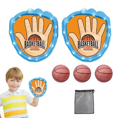 Generisch Catch-Ball-Spielset, Paddle Toss and Catch - Ballfangspiele Paddel - Wurfball-Sportspiel, Wurf- und Fangball-Spielset, lustiges interaktives Outdoor-Spielzeug für draußen, Party von Generisch