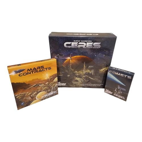 Generisch Ceres Brettspiel - Hauptspiel mit Mars Contracts und Comets Erweiterungen, Science-Fiction Worker Placement Brettspiel von Generisch