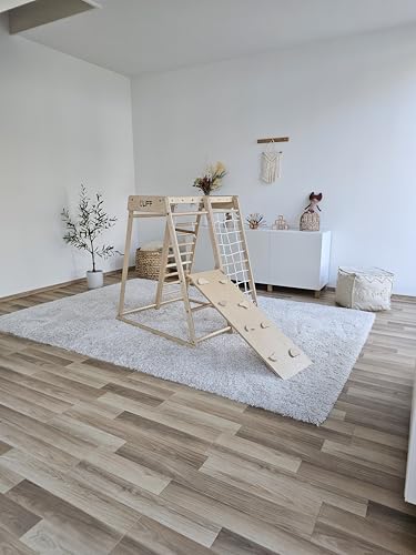 Generisch Cliff Indoor Klettergerüst aus Holz für Kinder von Generisch