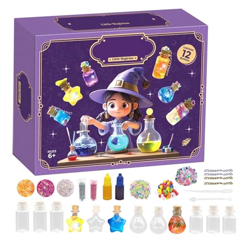 Generisch Craft Kit, Kids Fairy Potions, Magic Witch Bottle, Educational Toy Set, Learning Games and Pretend Play Activities, for Children, Playtime, Playing Activity, Enchanted Potion Bottles Craft Generisch Craft Kit, Kids Fairy Potions, Magic Witch Bottle, Educational Toy Set, Learning Games and Pretend Play Activities, for Children, Playtime, Playing Activity, Enchanted Potion Bottles Craft von Generisch
