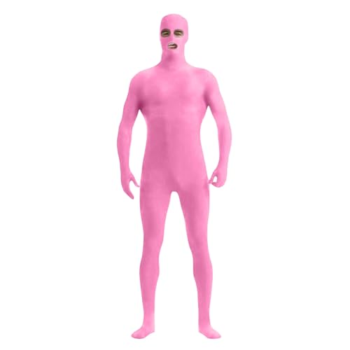 Generisch Damen Herren Greenscreen Anzug Ganzkörper Bodysuit Für Karneval Halloween Party Cosplay Light Pink XL Generisch Damen Herren Greenscreen Anzug Ganzkörper Bodysuit Für Karneval Halloween Party Cosplay Light Pink XL von Generisch