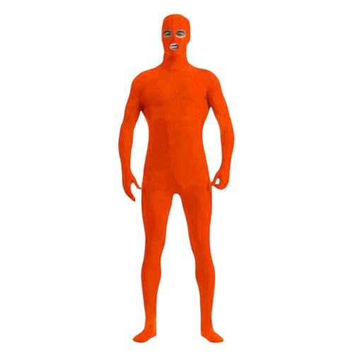Generisch Damen Herren Greenscreen Anzug Ganzkörper Bodysuit Für Karneval Halloween Party Cosplay Orange M Generisch Damen Herren Greenscreen Anzug Ganzkörper Bodysuit Für Karneval Halloween Party Cosplay Orange M von Generisch