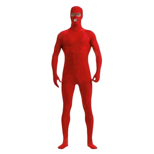 Generisch Damen Herren Greenscreen Anzug Ganzkörper Bodysuit Für Karneval Halloween Party Cosplay rot L Generisch Damen Herren Greenscreen Anzug Ganzkörper Bodysuit Für Karneval Halloween Party Cosplay rot L von Generisch