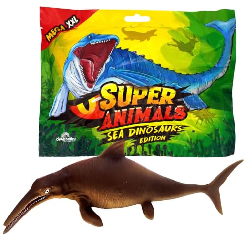 Generisch DeAgostini Super Animals Figur - Sea Dinosaurs Edition - Sammelfigur Sea Dino - Figur 5. Temnodontosaurus Platyodon (Farbwechsel - Selten) von Generisch