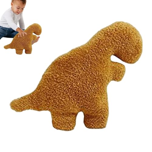 Generisch Dino Chicken Kissen - Weiches Plüsch-Dinosaurier-Kissen,Lustiges Dino Chicken s Kissen Weihnachten Geburtstagsgeschenke für Kinder Erwachsene Freundin von Generisch