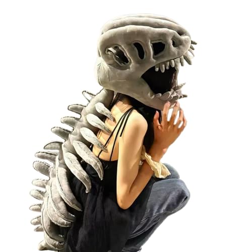 Generisch Dinosaurierskelett-Kopfschmuck - Maskerade Dinosaurier Knochen Kopfbedeckung,Cosplay Kopfschmuck Accessoires Deko Fotoprops für Kinder Damen Maskerade Karneval Party Halloween Generisch Dinosaurierskelett-Kopfschmuck - Maskerade Dinosaurier Knochen Kopfbedeckung,Cosplay Kopfschmuck Accessoires Deko Fotoprops für Kinder Damen Maskerade Karneval Party Halloween von Generisch