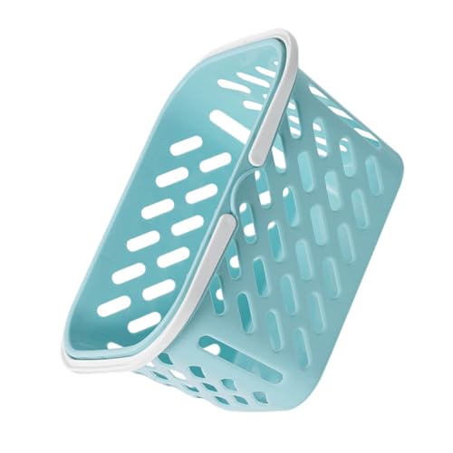 Generisch Einkaufskorb Babykorb Spielzeughaus Puppenhausmöbel Korb für Mädchen kleine Puppen ablagekörbe Storage Baskets mikrolandschaft Decor stule Mini-Hauskorb Miniaturmodell Plastik Blue von Generisch