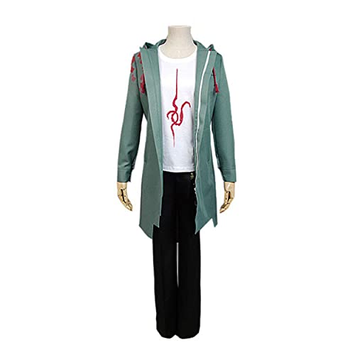 Generisch Erwachsene Nagito Komaeda Cosplay Kostüm Hoodie Jacke Outfit Für Halloween,Green-XXL von Generisch