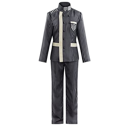 Generisch Erwachsene Saihara Shuichi Cosplay Kostüm Schuluniform Anzüge Halloween Outfit,Black-M von Generisch