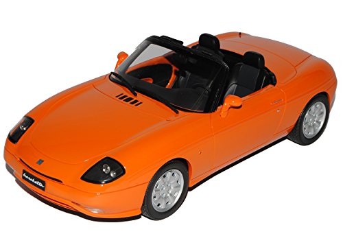 Generisch FIAT Barchetta Cabrio Orange Rot 1995-2005 Nr 168 1/18 Otto Modell Auto von Generisch