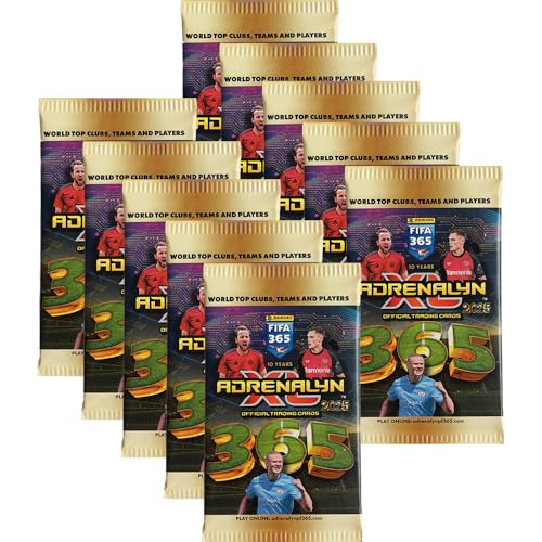 FIFA 365 Adrenalyn XL 2025 Trading Cards (10 Booster) von Generisch