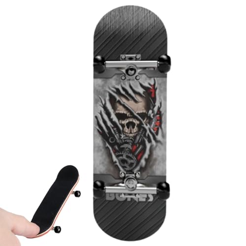 Generisch Finger-Skateboard,Realistische lustige Muster-Finger-Spielzeug-Skateboards - Fingerbretter, Mini-Skateboard-Fingerbretter für Skateboard-Lernspielzeug, Partygeschenke, Neuheitsspielzeug von Generisch