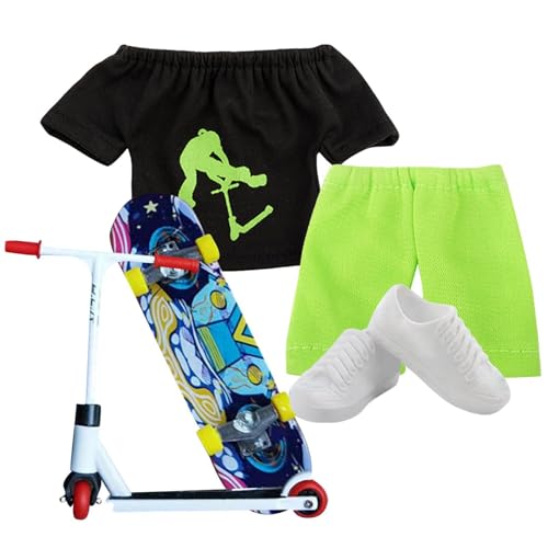 Generisch Fingerboard-Spielzeug | Fingertip Movement Scooter mit Fingerschuhhose,Mini-Skateboard-Fingerboards, Fingerspielzeug, Finger-Skater-Geschenke für Kinder von Generisch