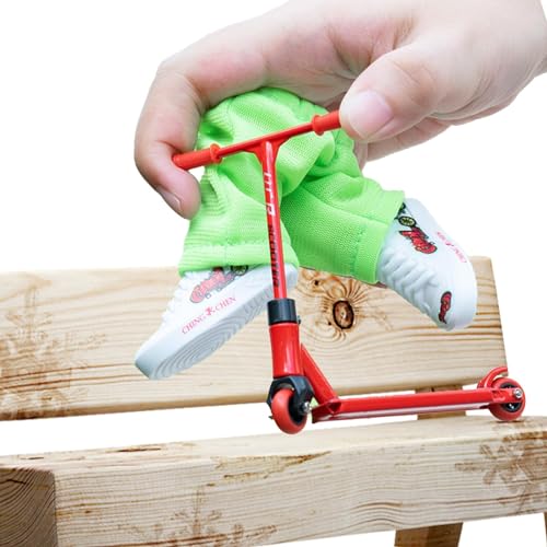 Generisch Fingerspitzenbewegung - -Fingerspielzeug-Set für Kinder, Kleinkinder, Erwachsene,Alloy Finger Scooter Finger Scooter Interaktives Fingerspielzeug für Skateboarder von Generisch