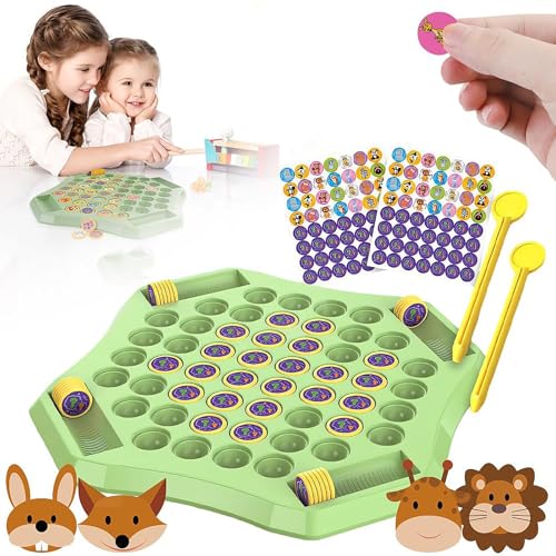 Generisch Flip Chess Memory, 2–4 Spieler Memory Flip Schachspiel, Flip Board Matching Spiel für Kinder, Flip Schach Memoryspiel Spielzeug, Family Brettspiele, Gedächtnis Schach Lernspielzeug von Generisch