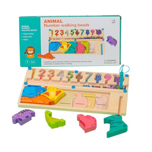 Generisch Form-Matching-Spiel, Farbzählspielzeug | 2-in-1-Zahlenvergleichsspiel - Kognitives Denksport-Puzzlespielzeug, pädagogisches Zählspielzeug für Kinder ab 3 Jahren von Generisch