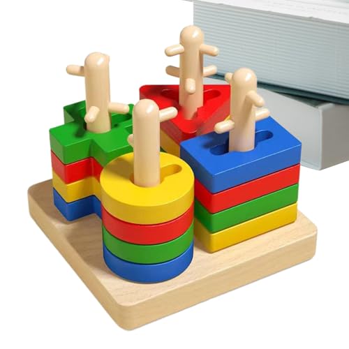 Generisch Form Sorter Toy, Kinder Form Sorter Toy | Frühes Lernen Matching Toys - Farberkennungsübereinstimmung mit Playset, Frühes Lernen für Kinder im Alter von 3 bis 6 Jahren von Generisch