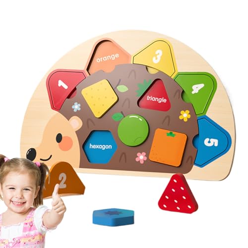 Generisch Formen Sortierer - Holz Steckspiel Igel Baby Lernspielzeug | Kinder Aktivitätsspiel Für Kindergarten Zuhause Spielzimmer Auto Schule Familie Freunde Schüler Junge Mädchen Generisch Formen Sortierer - Holz Steckspiel Igel Baby Lernspielzeug | Kinder Aktivitätsspiel Für Kindergarten Zuhause Spielzimmer Auto Schule Familie Freunde Schüler Junge Mädchen von Generisch