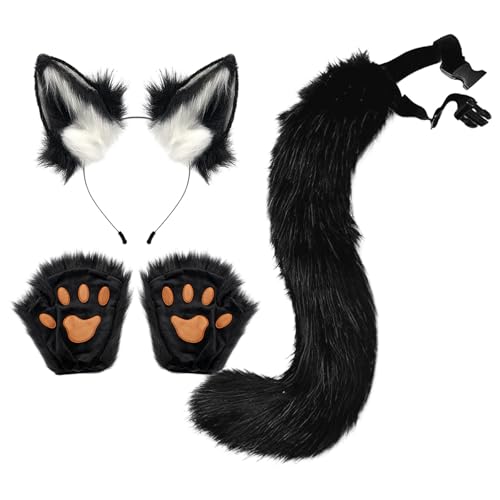 Generisch Fuchs Kostüm Cosplay Kostüm Mit Fuchs Stirnband Fuchsschwanz Maske Katzen Masken Für Karneval Cosplay Maskenball Pelzige Maske Fuchsohren Und Schwanz Set Katzen Masken Generisch Fuchs Kostüm Cosplay Kostüm Mit Fuchs Stirnband Fuchsschwanz Maske Katzen Masken Für Karneval Cosplay Maskenball Pelzige Maske Fuchsohren Und Schwanz Set Katzen Masken von Generisch