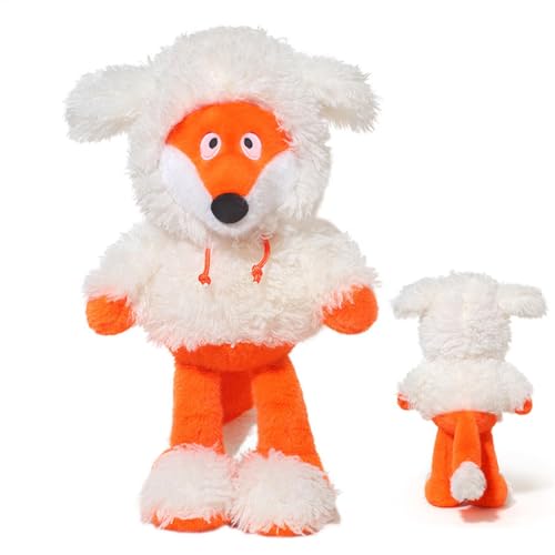 Generisch Fuchs Plüsch, Stofffuchs | Süße Stoffpuppe | 20 Zoll weiches verwandelndes Lamm-Plüschkissen, Stofftierspielzeug für und Mädchen, Raumdekor-Plüschpuppe von Generisch