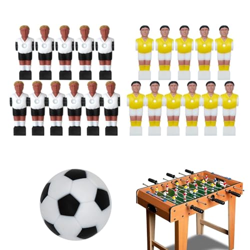 Generisch Fußballmänner Set, Tischfußballspielspieler | Fußballspieler Spielzeug für Tischfußballspiel - Creative Football Men Puppenzubehör für zu Hause, Reisen, Schule von Generisch