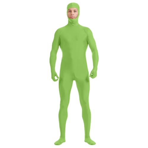 Generisch Ganzkörperanzug Herren, Jumpsuit Damen Eng, Halloween Kostüm, Ganzkörper Kostüm, Karneval Kostüme Für Erwachsene, Fasching Kostüm Herren Lustig, Bodysuit Man, Einteiler Damen, Cosplay Damen von Generisch