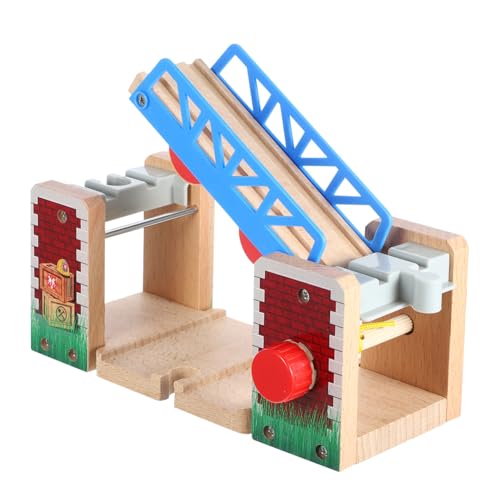 Generisch Gleiszubehör Spielzeugbrücken Zug Spielzeug Schiene Layout Der Bahngleisszene Tunnel Eisenbahn Spuren Brücke Spielzeug Autospur Gleisbrücke Pädagogisches Spielzeug Holz von Generisch