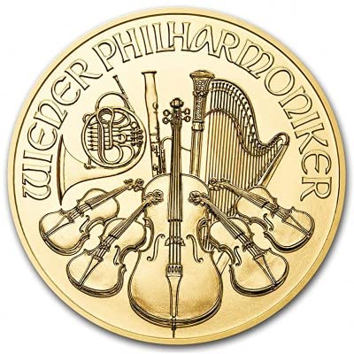 Generisch Goldmünze Wiener Philharmoniker 2021, 1/10 Unzen, Gold, Coin, Goldmünze von Generisch